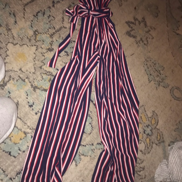 2/$10 Red, White, & Blue Jumpsuit - Picture 3 of 4